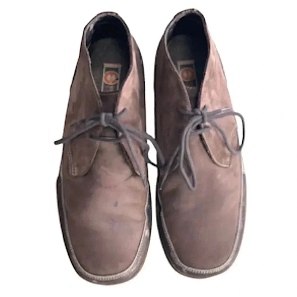 GH Bass Earth Chukka‎ boots Men’s 10D Dark Brown Suede Leather Casual Lace up